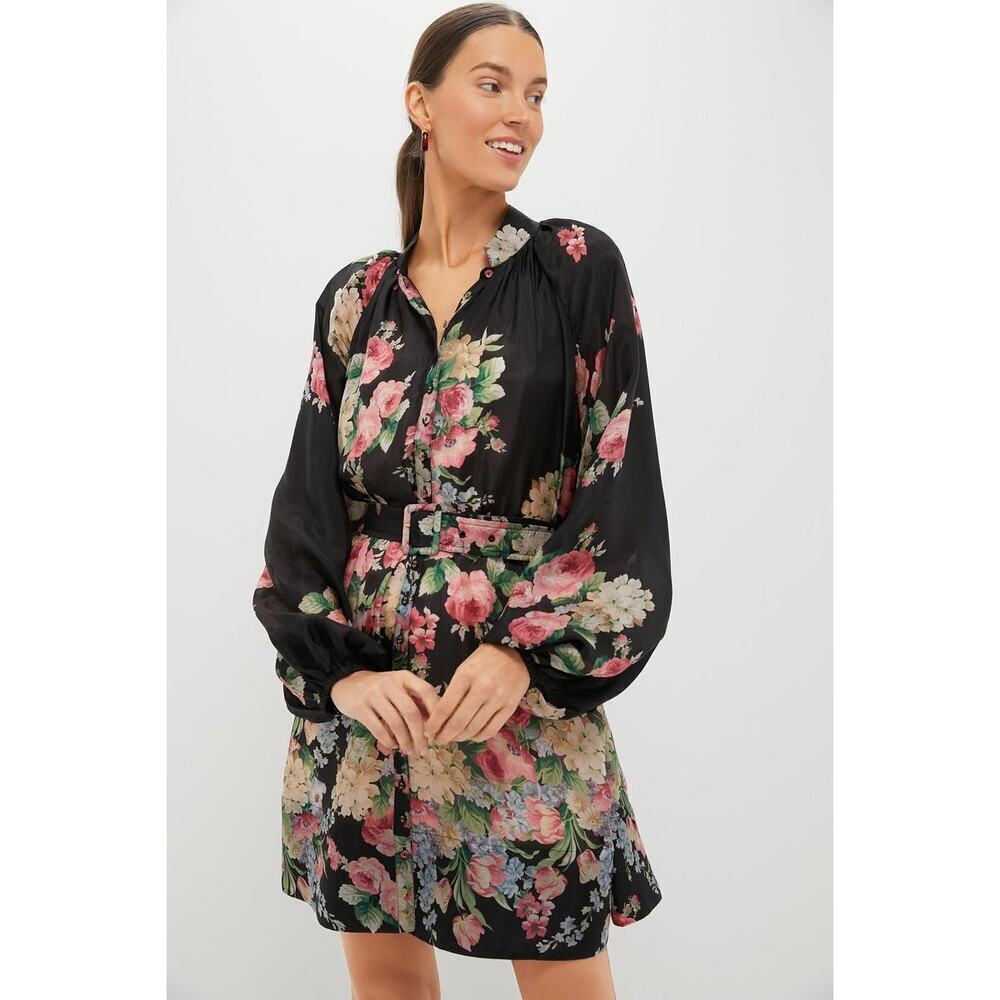BYTIMO Flower Market Cupro Button Down Dress Size XS NWT Retail $430 Tuckernuck